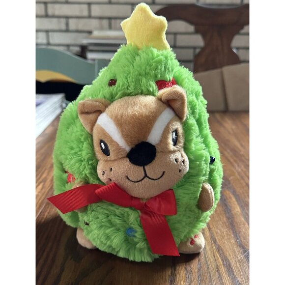 CUDDLE BARN Cheerful Chipper‎ Spinning Singing Rockin Around The CHRISTMAS TREE - Picture 1 of 2